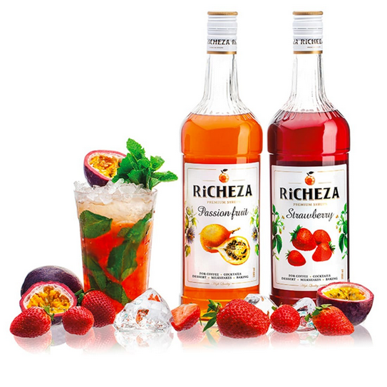 Screenshot 2022 10 26 at 18 15 33 Лимонад Клубника Маракуйя Рецепты Сиропы Richeza официальный сайт производителя